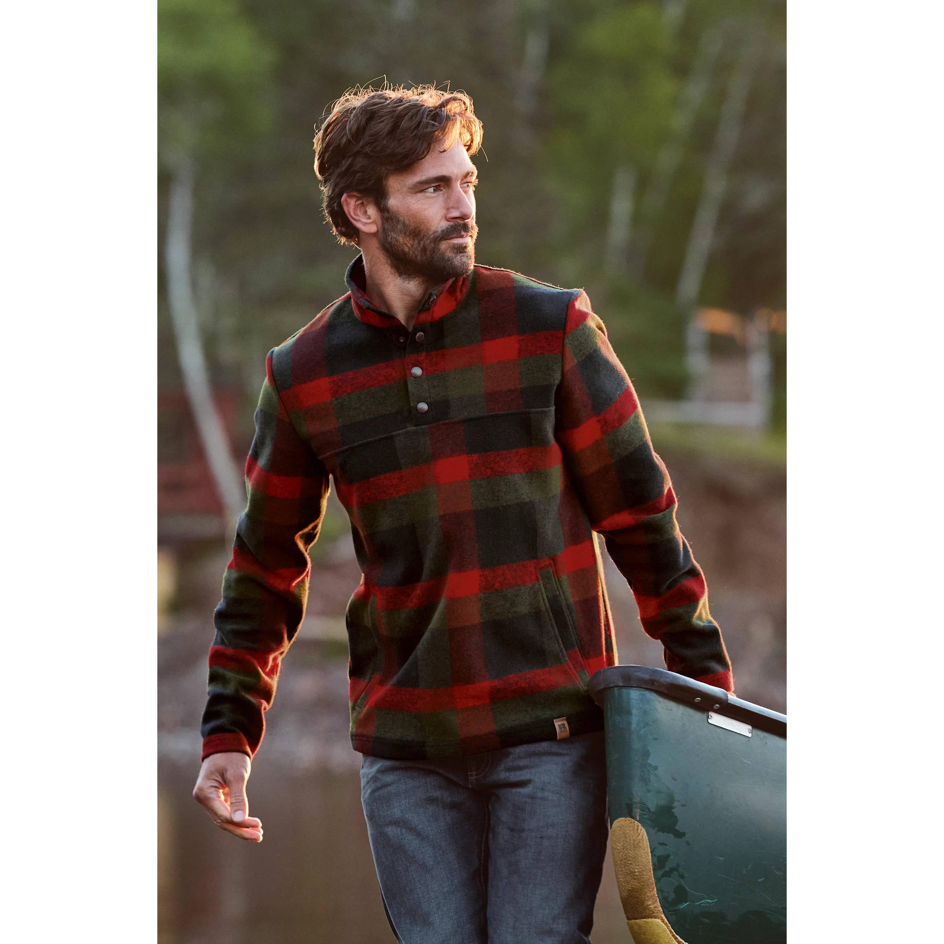 Russell Outdoors Basin Snap Pullover With Custom Embroidery