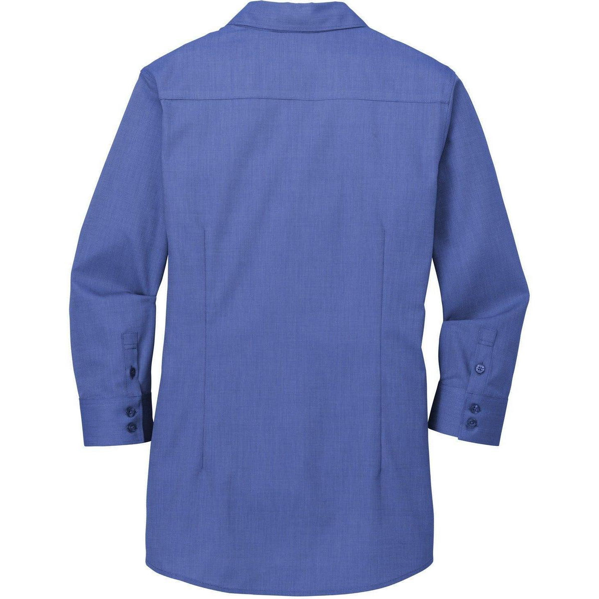 no-logo Red House Ladies 3/4-Sleeve Nailhead Non-Iron Shirt-Active-Red House-Thread Logic