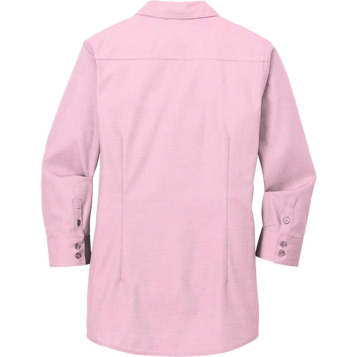 no-logo Red House Ladies 3/4-Sleeve Nailhead Non-Iron Shirt-Active-Red House-Thread Logic