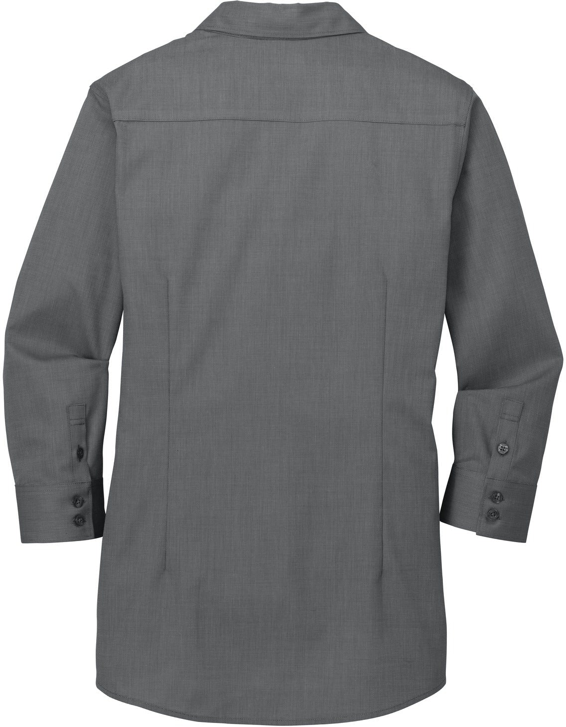 no-logo Red House Ladies 3/4-Sleeve Nailhead Non-Iron Shirt-Active-Red House-Thread Logic