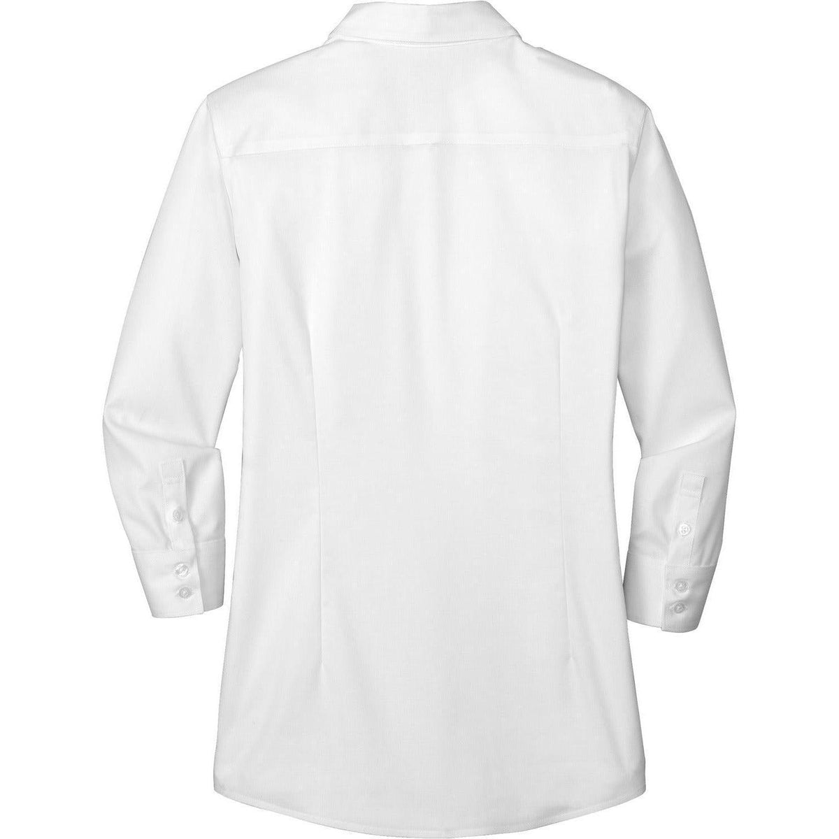 no-logo Red House Ladies 3/4-Sleeve Nailhead Non-Iron Shirt-Active-Red House-Thread Logic