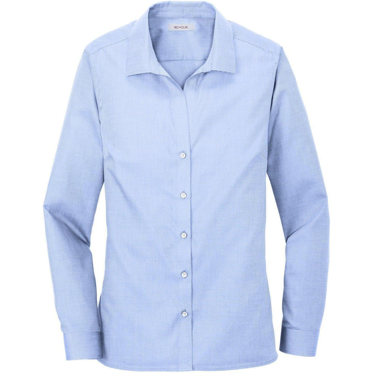 no-logo Red House Women's Nailhead Non-Iron Shirt-Dress Shirts-Red House-Blue Pearl-XS-Thread Logic