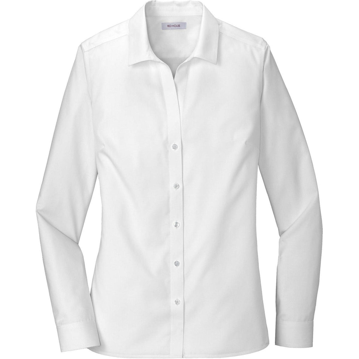 no-logo Red House Women's Nailhead Non-Iron Shirt-Dress Shirts-Red House-White-XS-Thread Logic