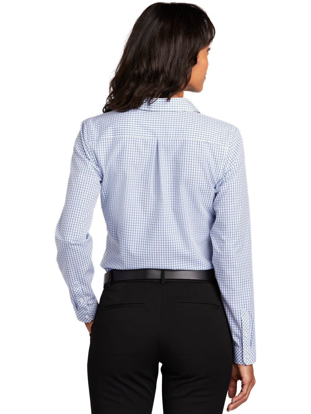 no-logo Red House Ladies Open Ground Check Non-Iron Shirt-Active-Red House-Thread Logic