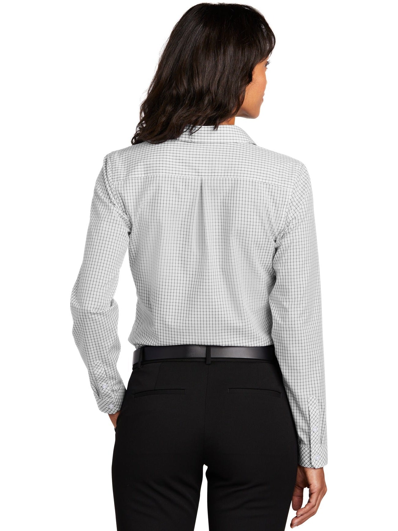 no-logo Red House Ladies Open Ground Check Non-Iron Shirt-Active-Red House-Thread Logic