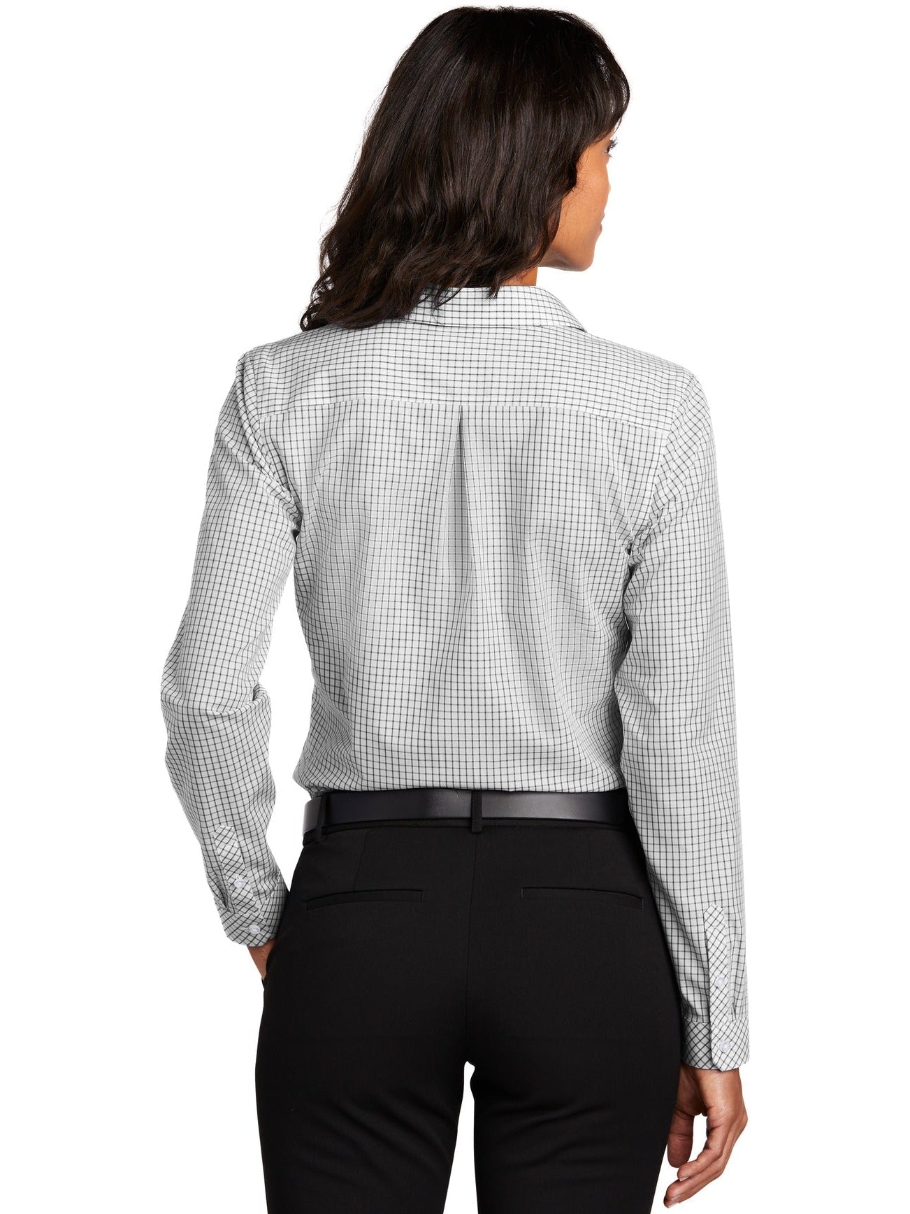 no-logo Red House Ladies Open Ground Check Non-Iron Shirt-Active-Red House-Thread Logic