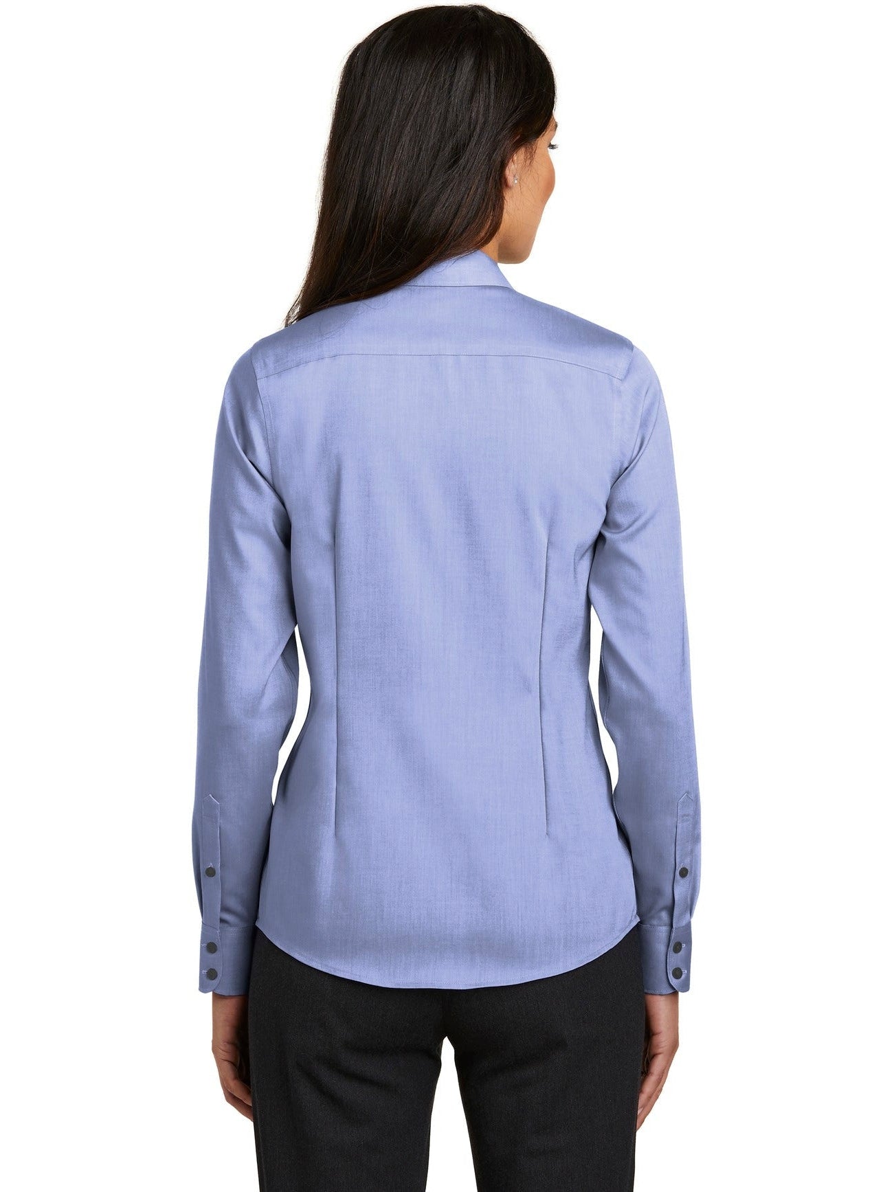 no-logo Red House Ladies Pinpoint Oxford Non-Iron Shirt-Active-Red House-Thread Logic