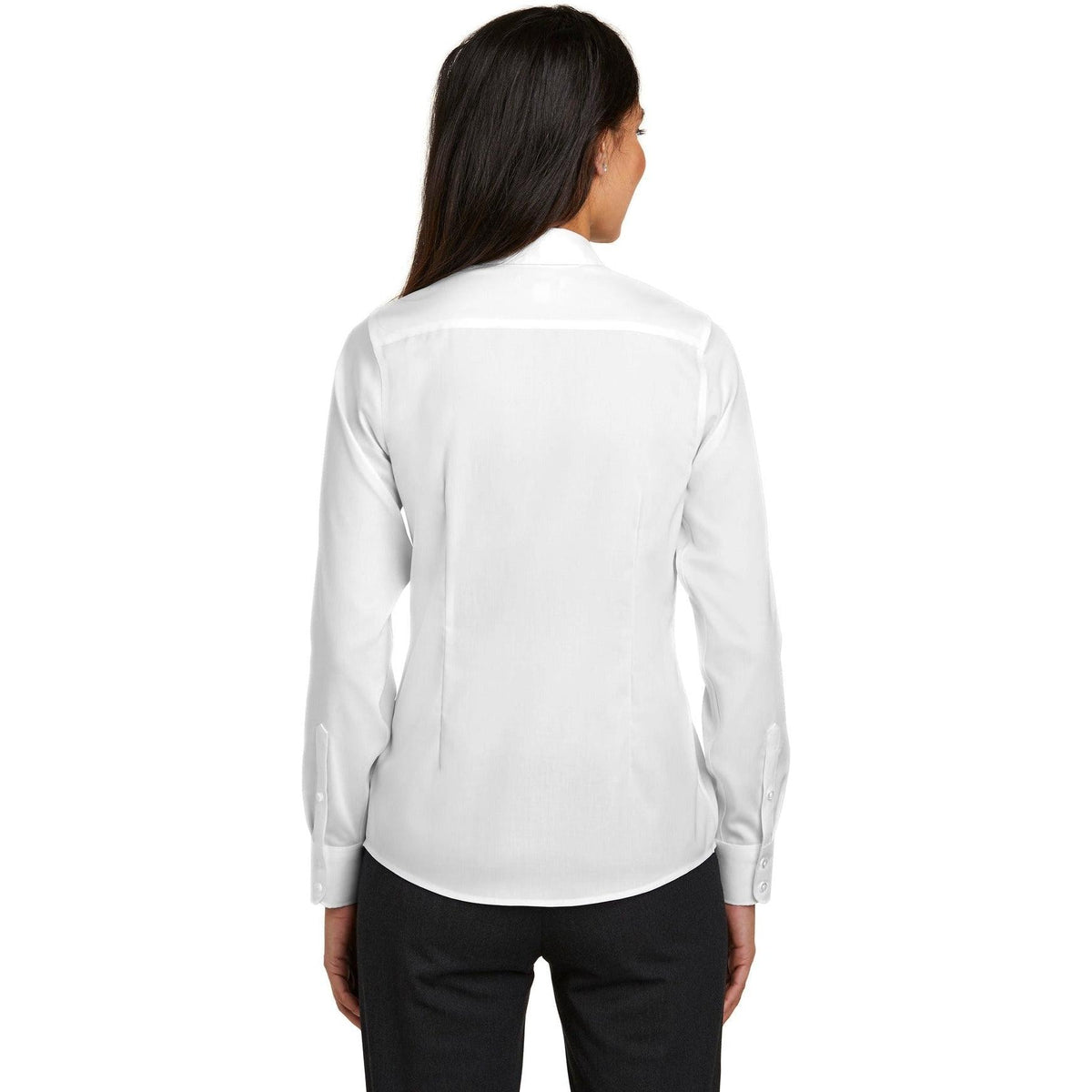no-logo Red House Ladies Pinpoint Oxford Non-Iron Shirt-Active-Red House-Thread Logic