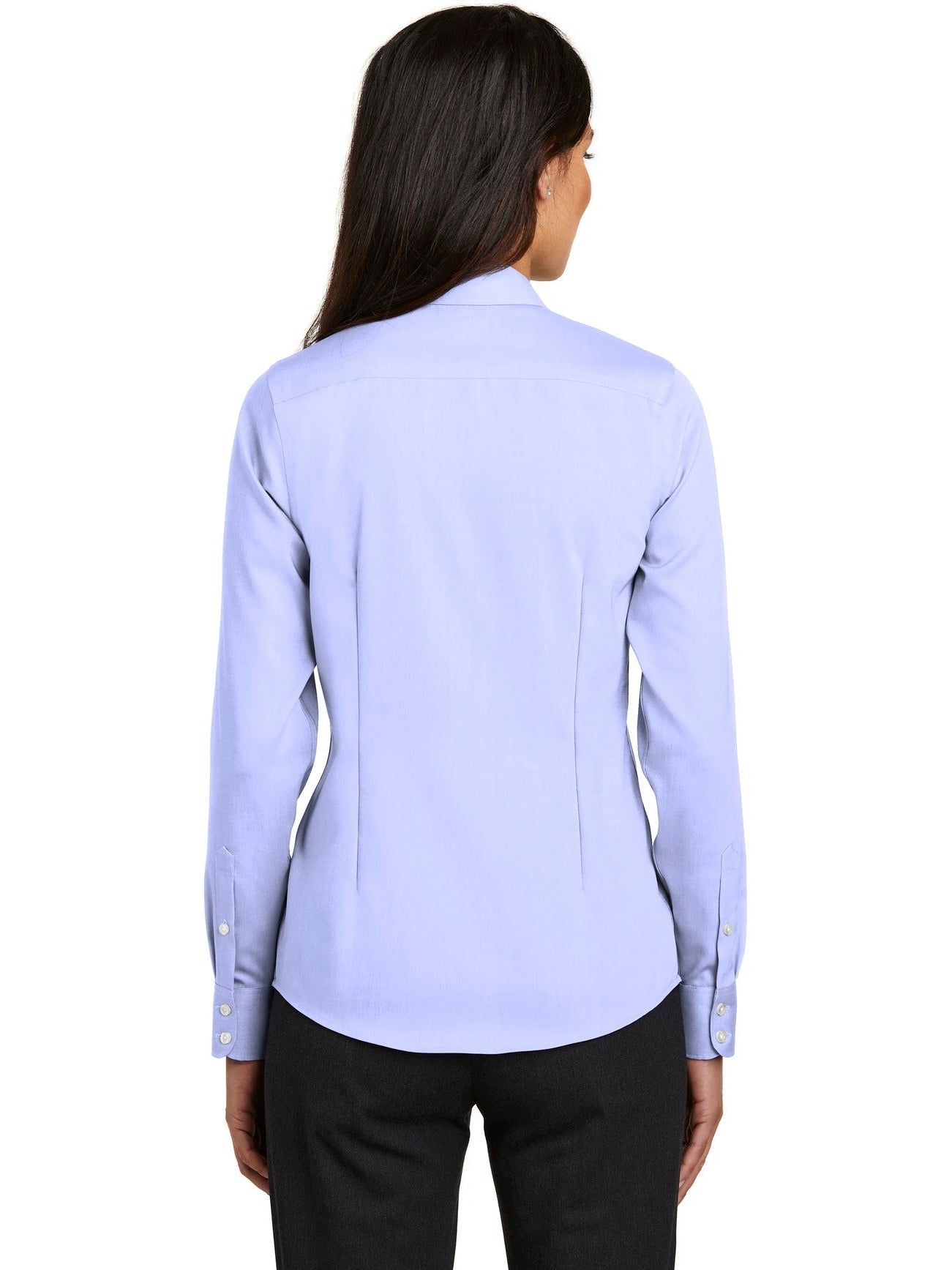 no-logo Red House Ladies Pinpoint Oxford Non-Iron Shirt-Active-Red House-Thread Logic