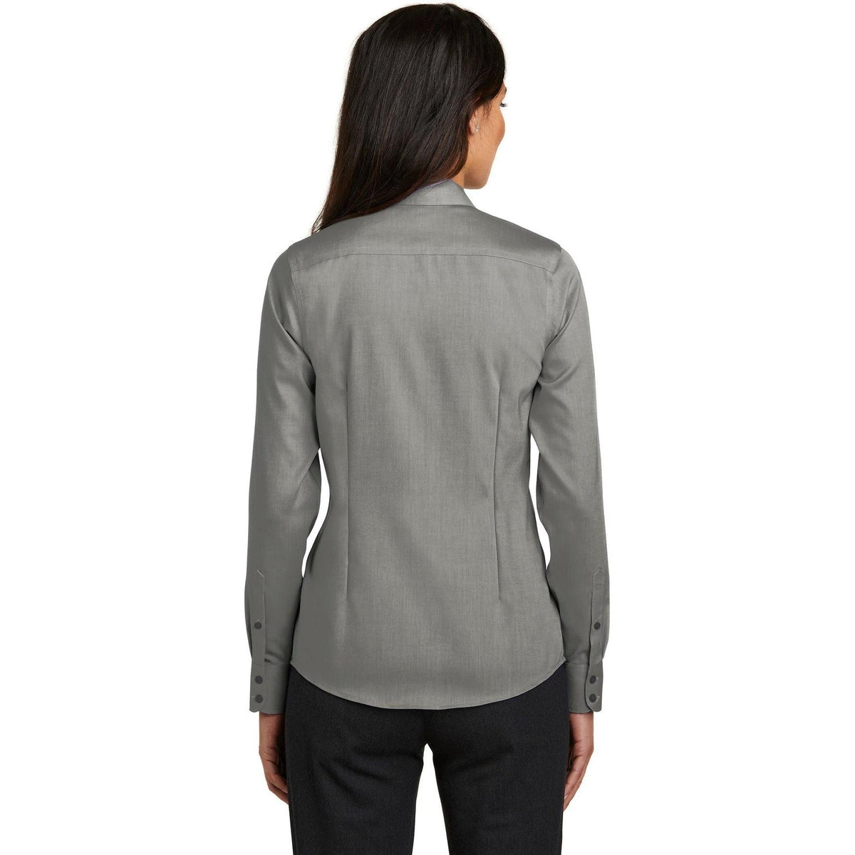 no-logo Red House Ladies Pinpoint Oxford Non-Iron Shirt-Active-Red House-Thread Logic