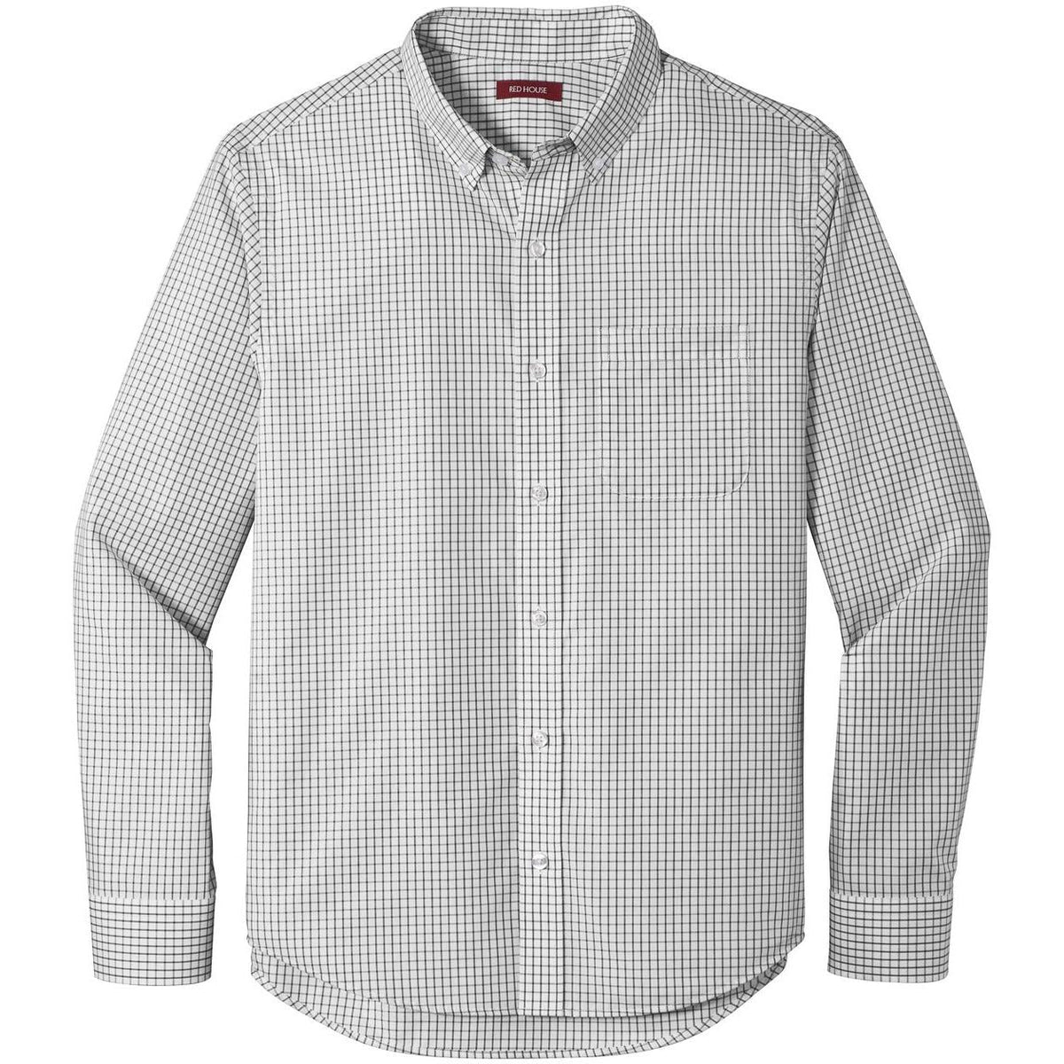 no-logo Red House Open Ground Check Non-Iron Shirt-Dress Shirts-Red House-Thread Logic