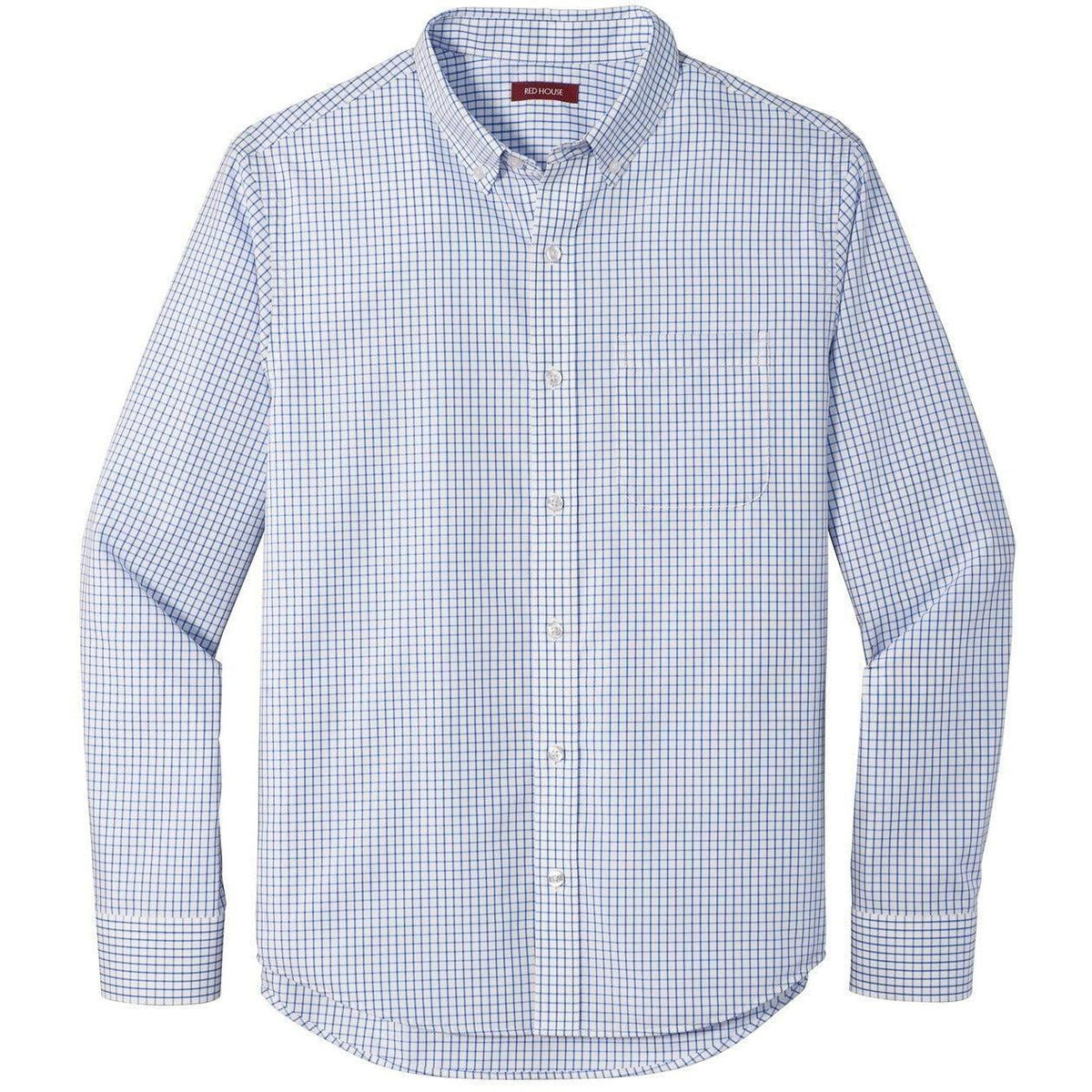 no-logo Red House Open Ground Check Non-Iron Shirt-Dress Shirts-Red House-Thread Logic