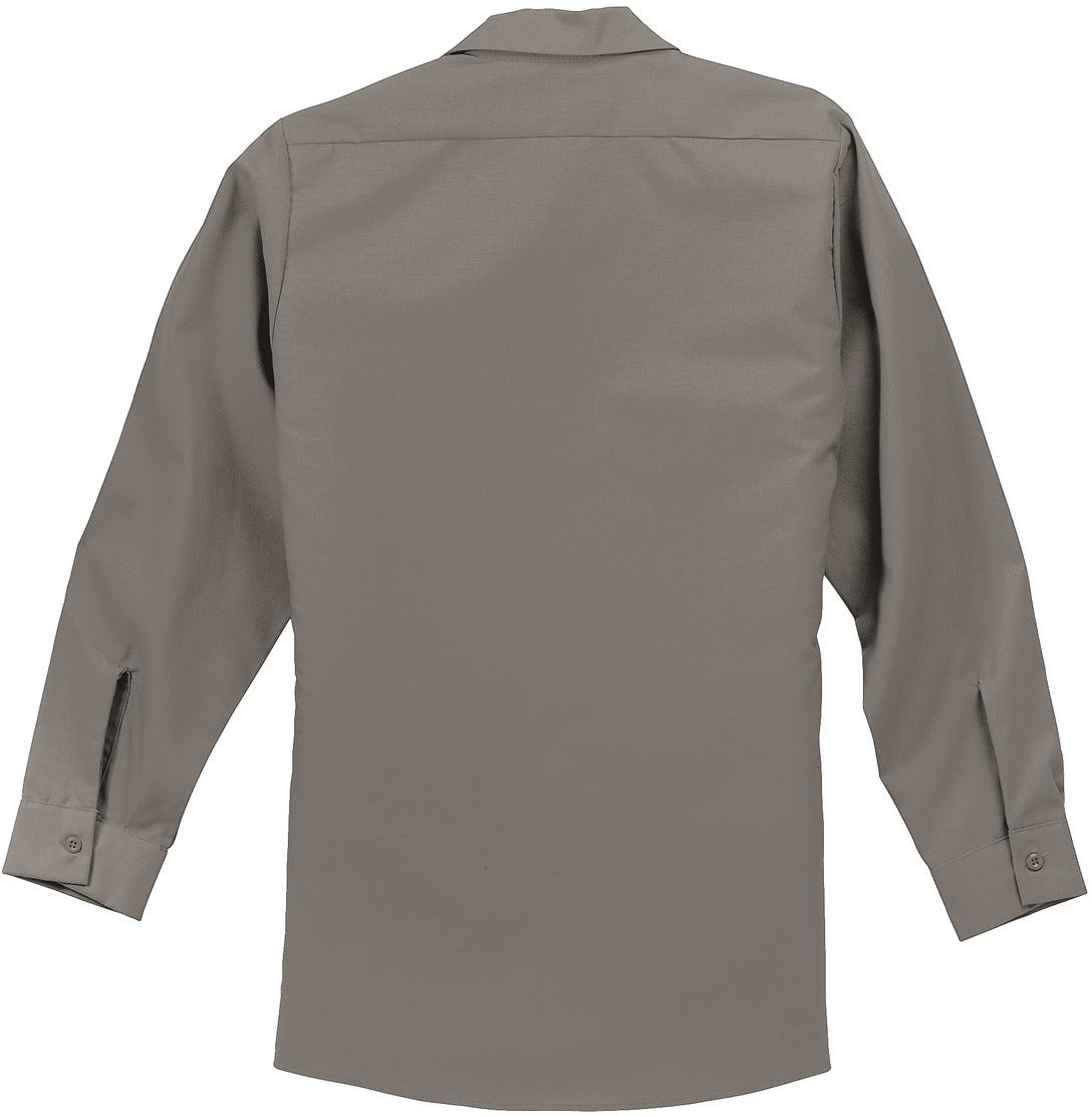 no-logo Red Kap Long Size, Long Sleeve Industrial Work Shirt-Regular-Red Kap-Thread Logic