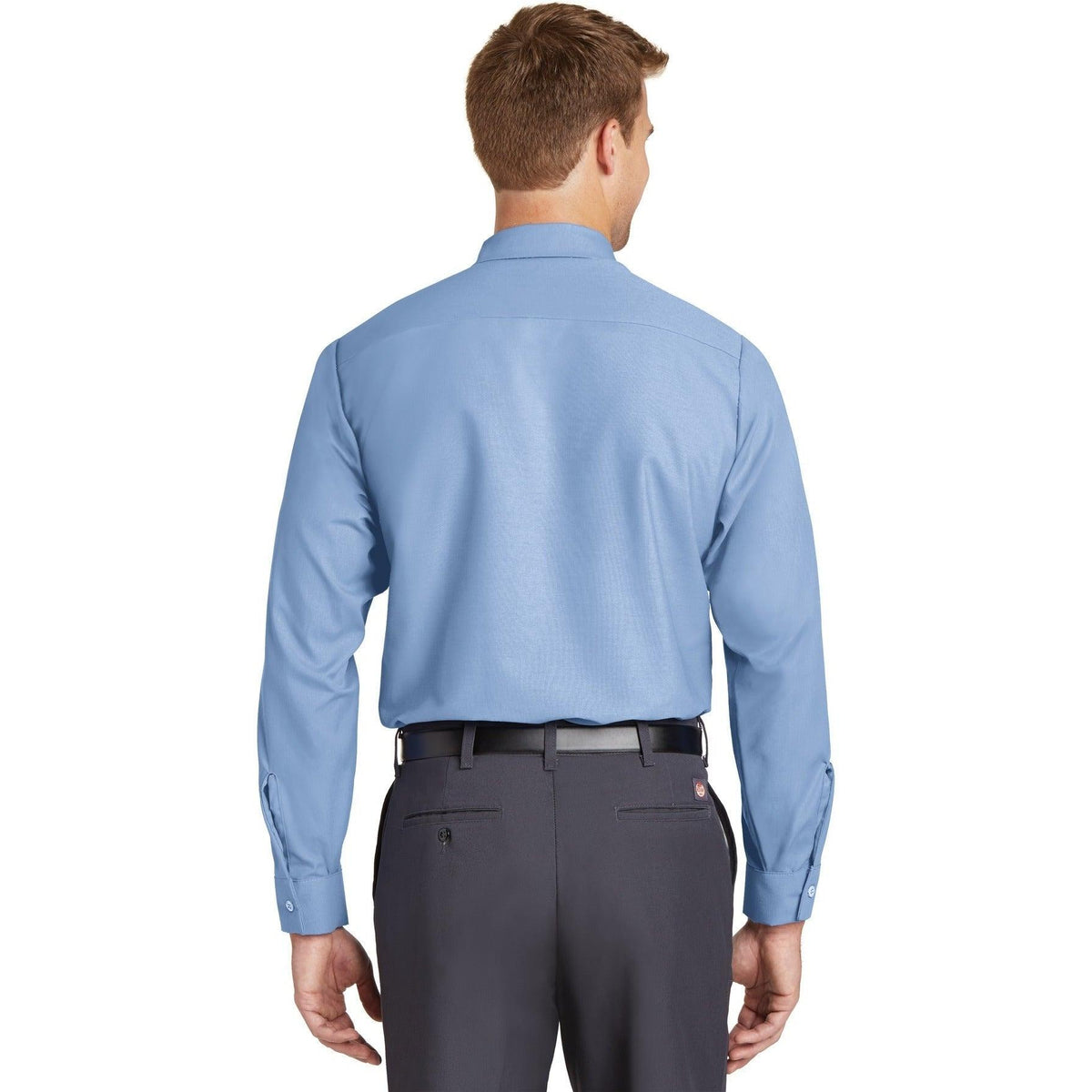 no-logo Red Kap Long Size, Long Sleeve Industrial Work Shirt-Regular-Red Kap-Thread Logic