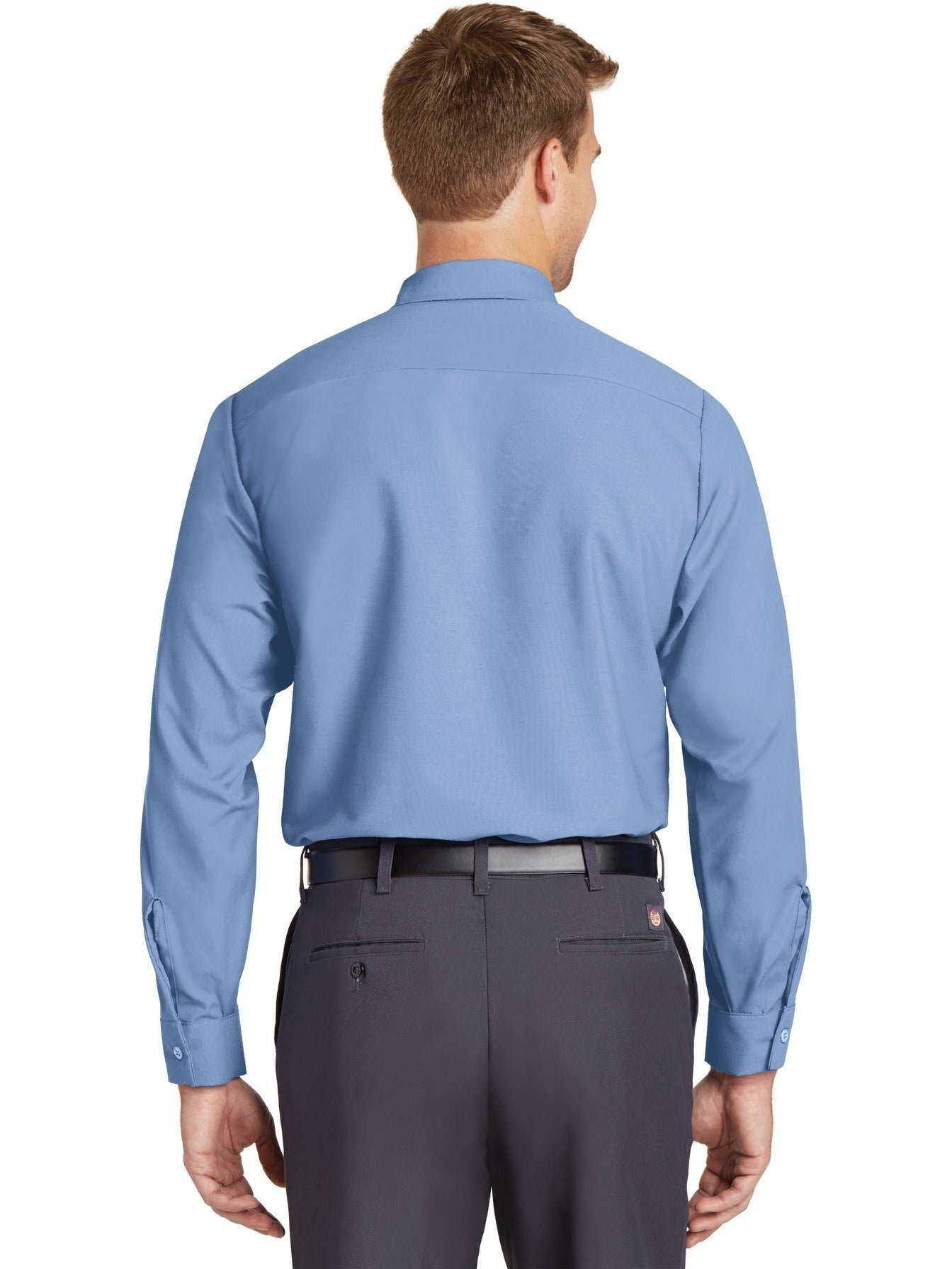 no-logo Red Kap Long Size, Long Sleeve Industrial Work Shirt-Regular-Red Kap-Thread Logic