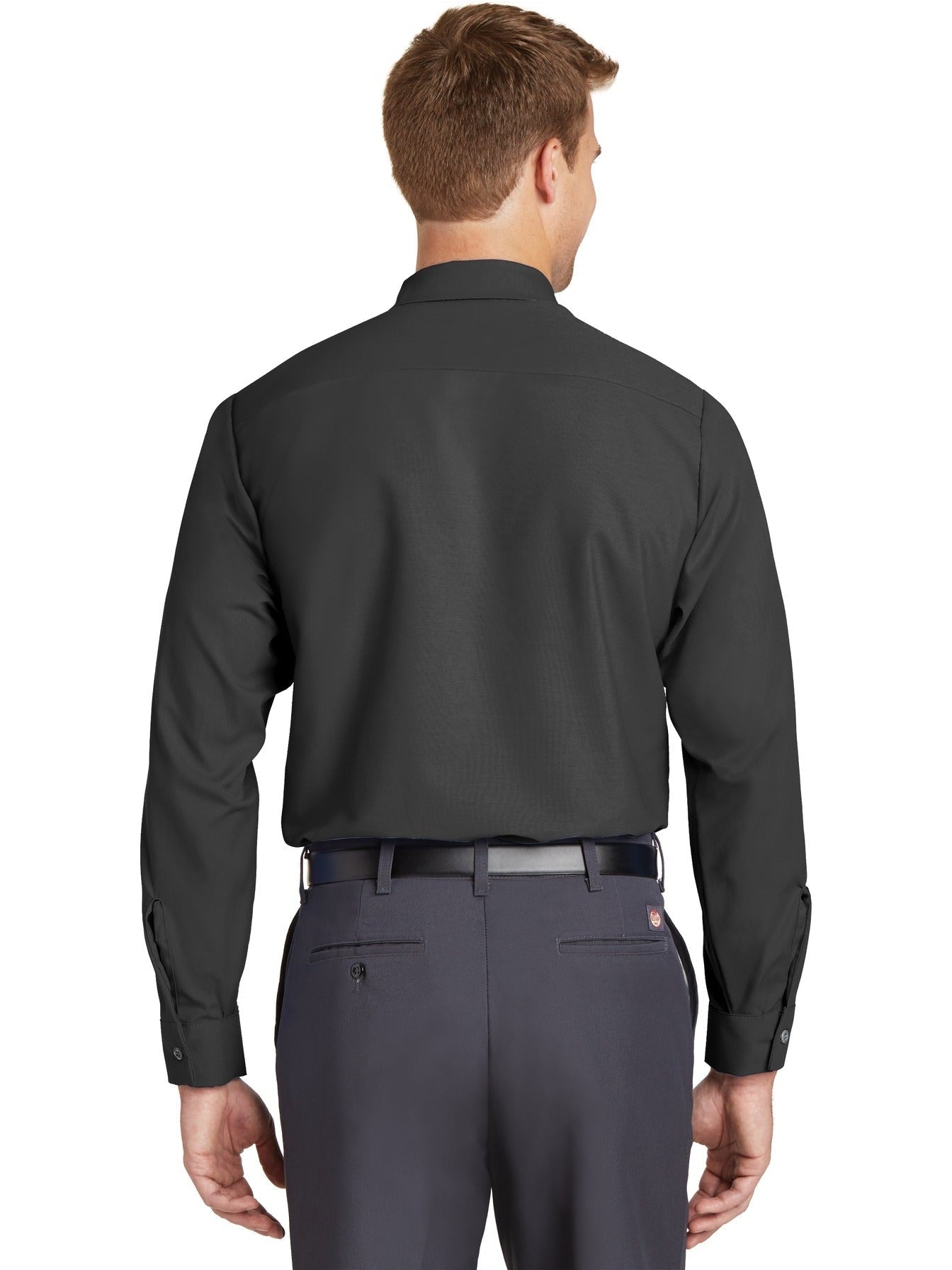 no-logo Red Kap Long Size, Long Sleeve Industrial Work Shirt-Regular-Red Kap-Thread Logic