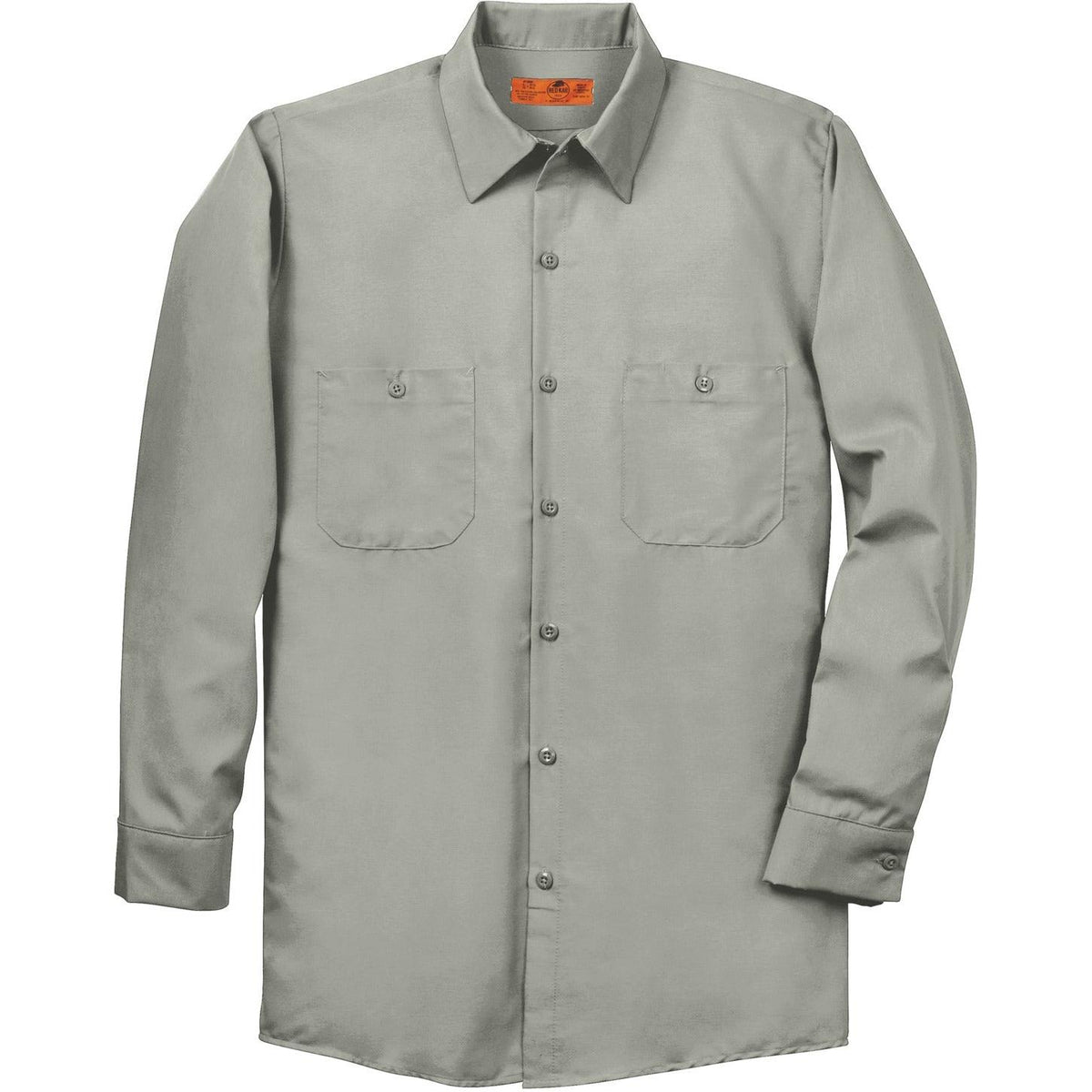 no-logo Red Kap Long Size, Long Sleeve Industrial Work Shirt