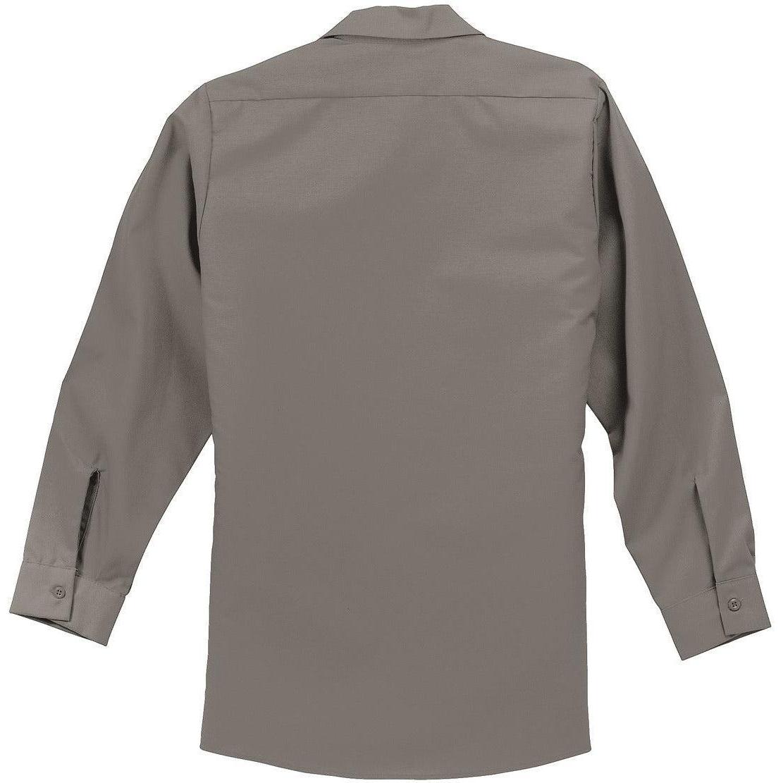 no-logo Red Kap Long Sleeve Industrial Work Shirt-Dress Shirts-Red Kap-Thread Logic