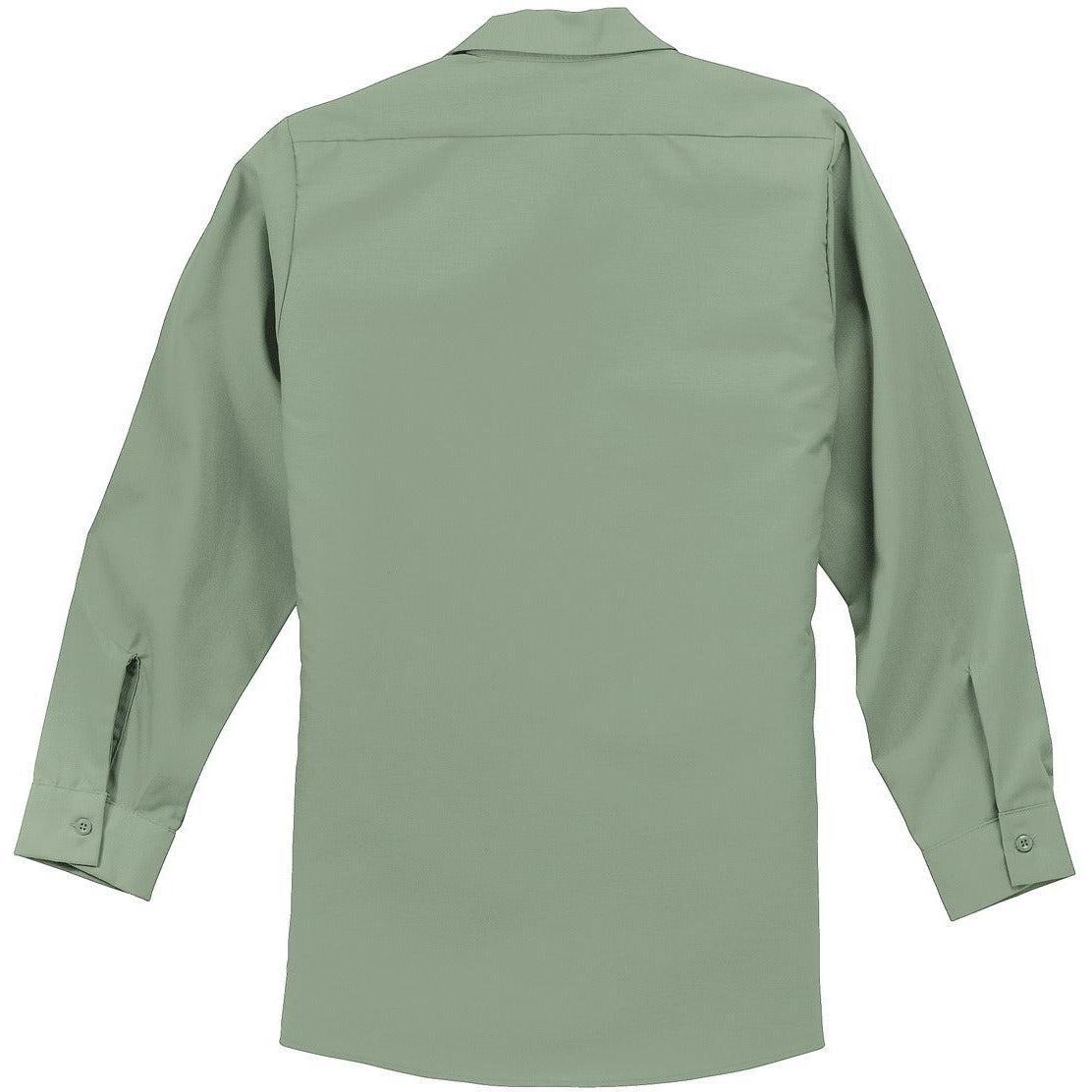 no-logo Red Kap Long Sleeve Industrial Work Shirt-Dress Shirts-Red Kap-Thread Logic