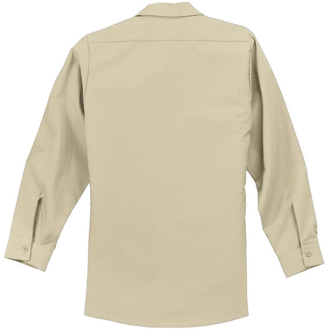 no-logo Red Kap Long Sleeve Industrial Work Shirt-Dress Shirts-Red Kap-Thread Logic