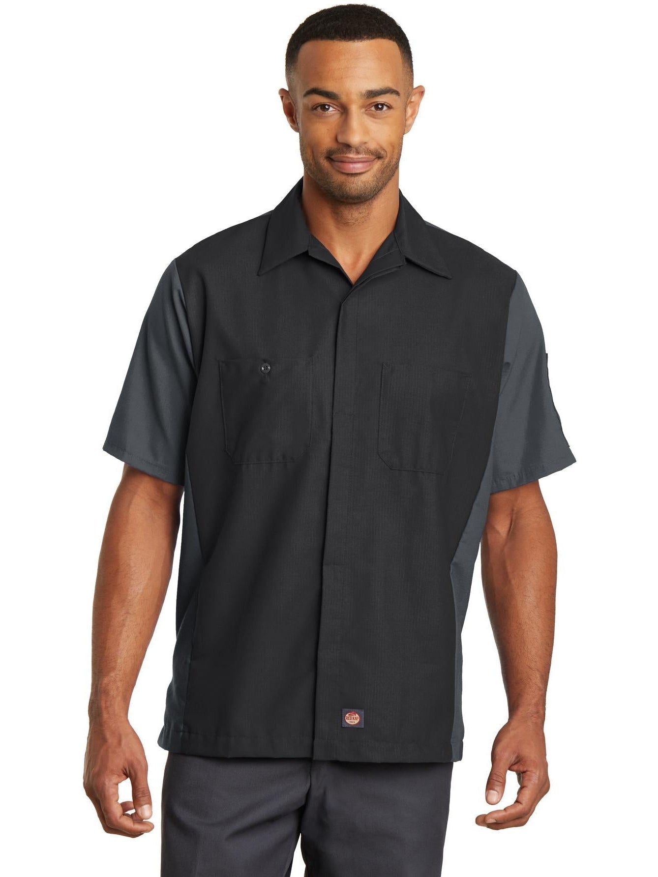 no-logo Red Kap Short Sleeve Ripstop Crew Shirt-Regular-Red Kap-Thread Logic