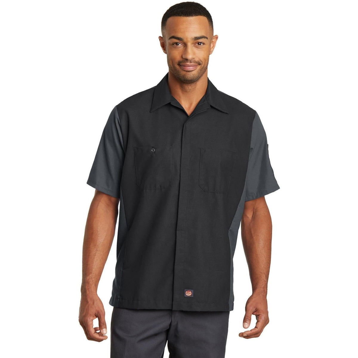 no-logo Red Kap Short Sleeve Ripstop Crew Shirt-Regular-Red Kap-Thread Logic