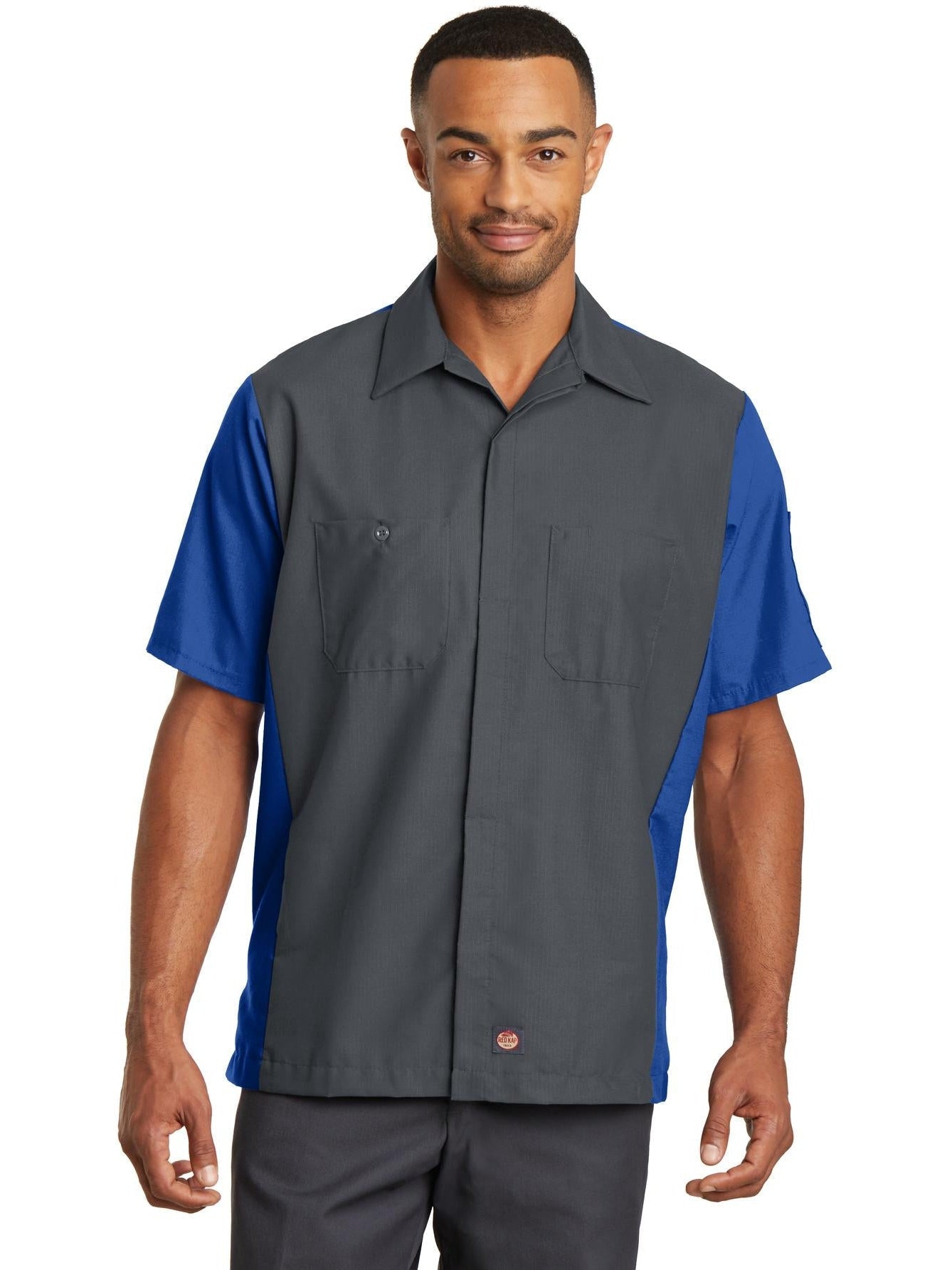 no-logo Red Kap Short Sleeve Ripstop Crew Shirt-Regular-Red Kap-Thread Logic