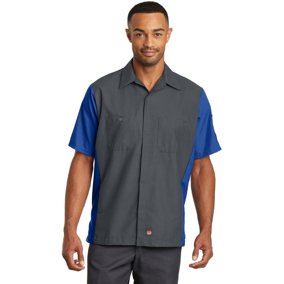 no-logo Red Kap Short Sleeve Ripstop Crew Shirt-Regular-Red Kap-Thread Logic