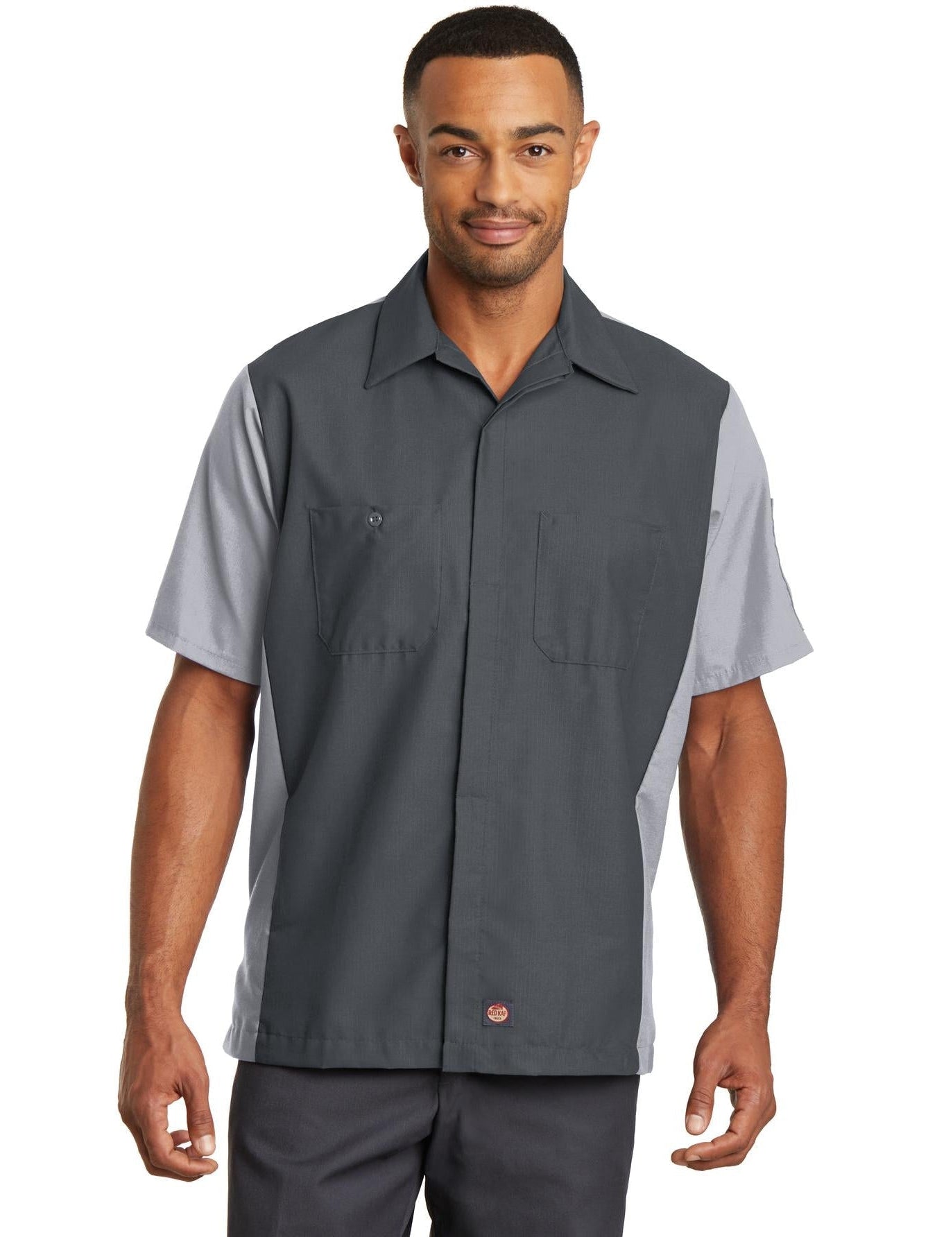 no-logo Red Kap Short Sleeve Ripstop Crew Shirt-Regular-Red Kap-Thread Logic