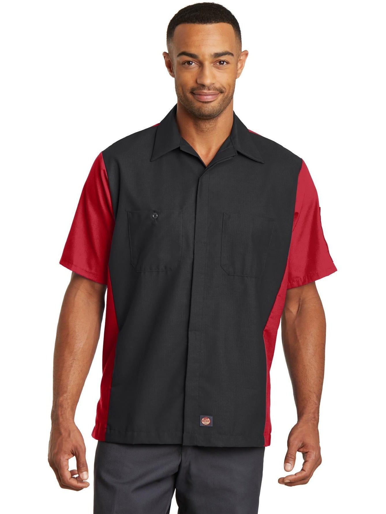 no-logo Red Kap Short Sleeve Ripstop Crew Shirt-Regular-Red Kap-Thread Logic