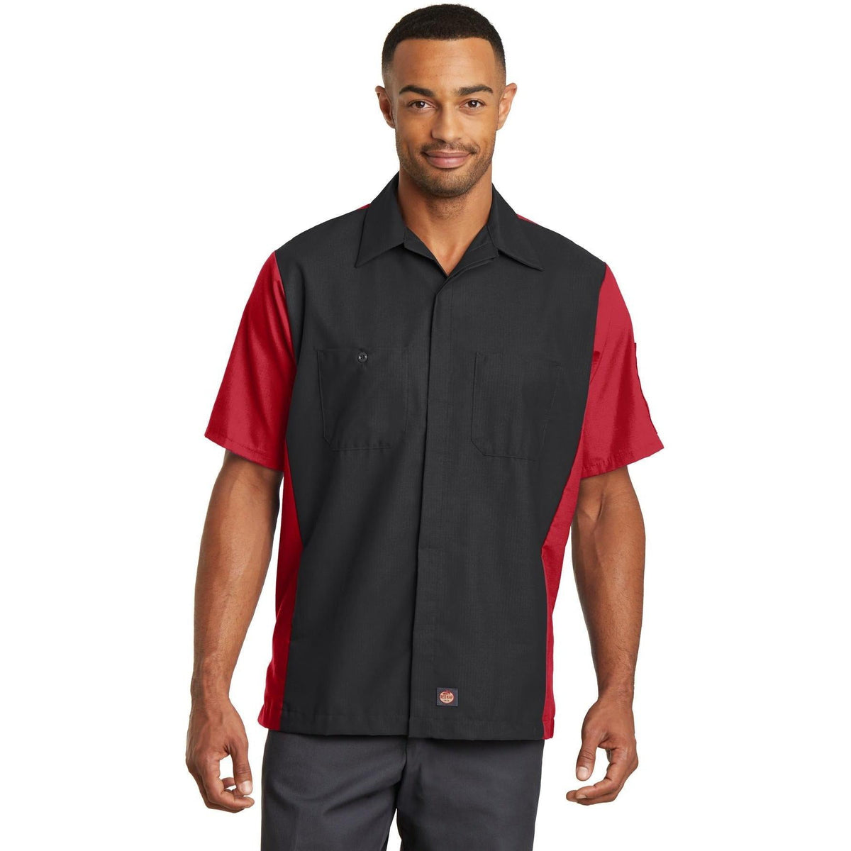 no-logo Red Kap Short Sleeve Ripstop Crew Shirt-Regular-Red Kap-Thread Logic