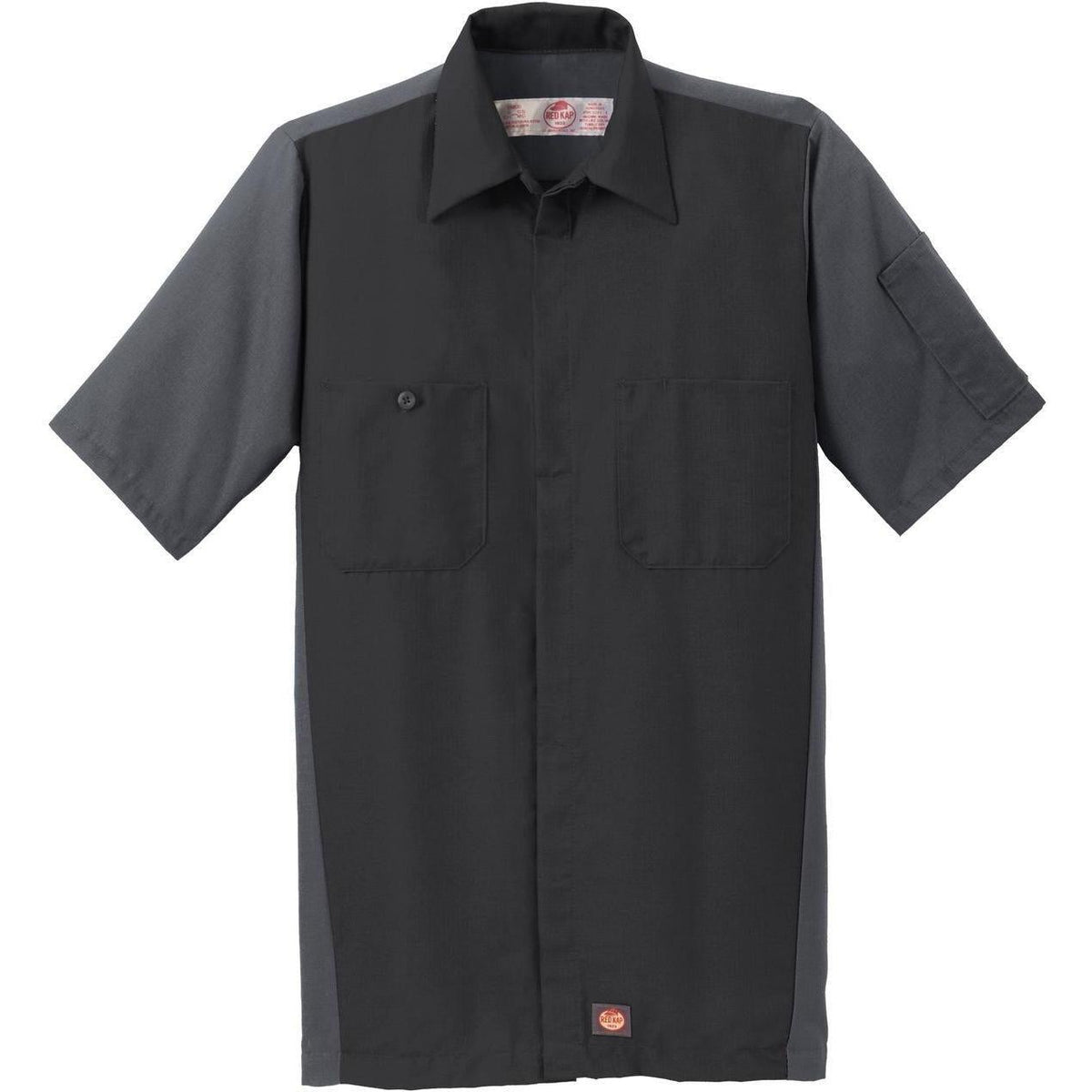 no-logo Red Kap Short Sleeve Ripstop Crew Shirt