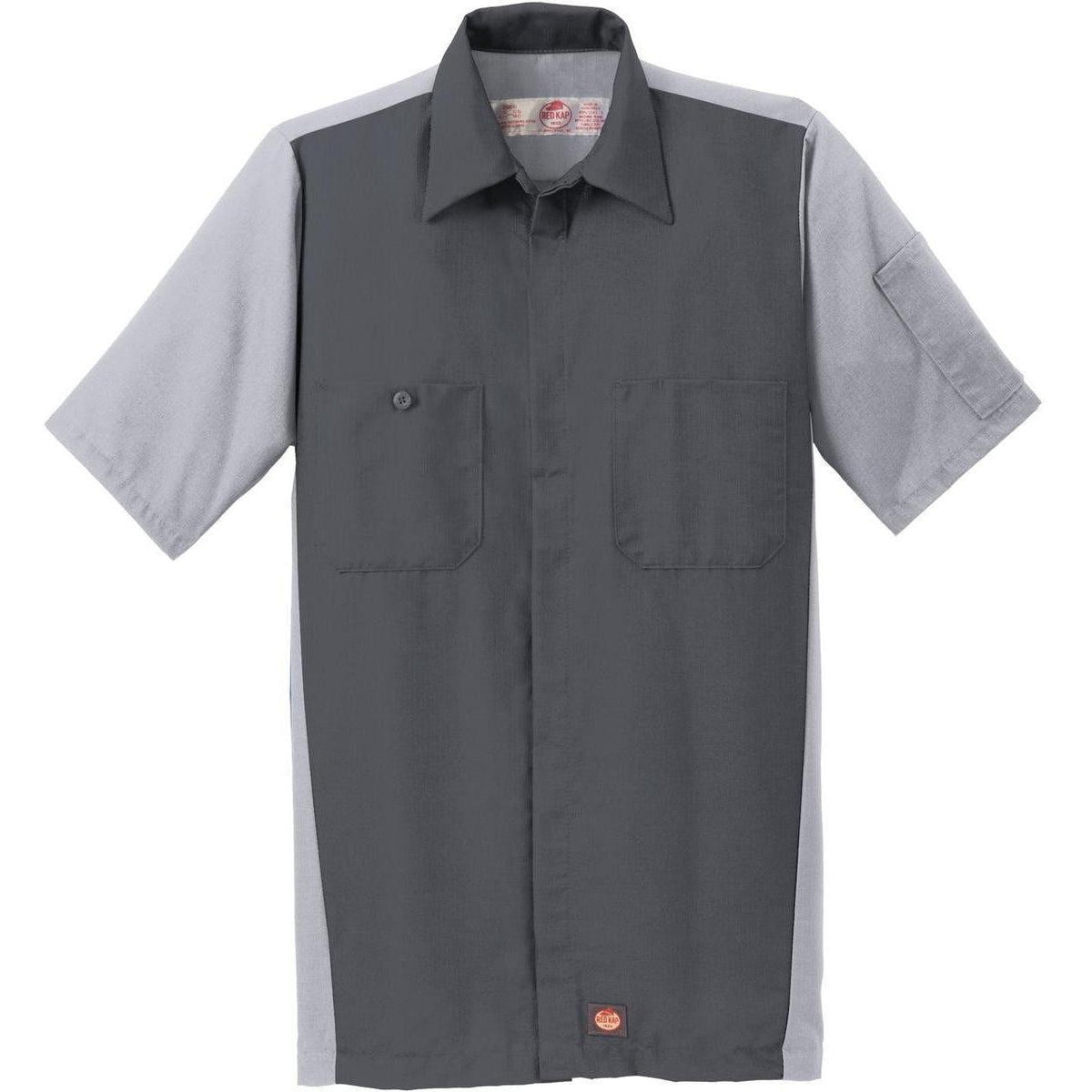 no-logo Red Kap Short Sleeve Ripstop Crew Shirt