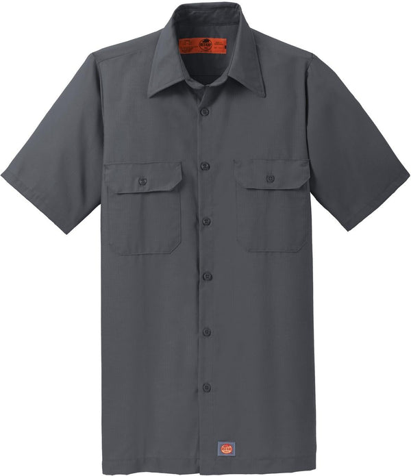 Red Kap Short Sleeve Solid Ripstop Shirt