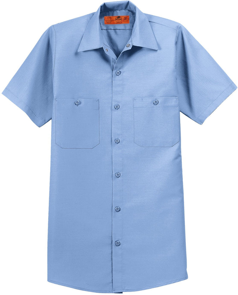 Red Kap Men's Short Sleeve Industrial Work Shirt - Charcoal