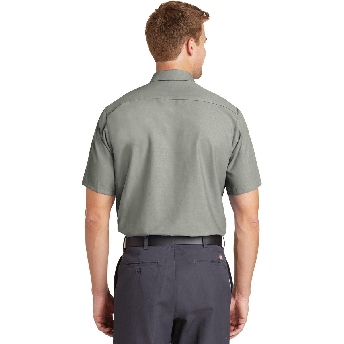 no-logo Red Kap Tall Short Sleeve Industrial Work Shirt-Regular-Red Kap-Thread Logic