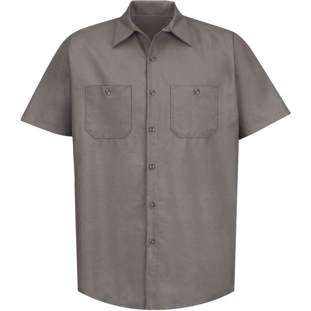 no-logo Red Kap Tall Short Sleeve Industrial Work Shirt-Regular-Red Kap-Thread Logic