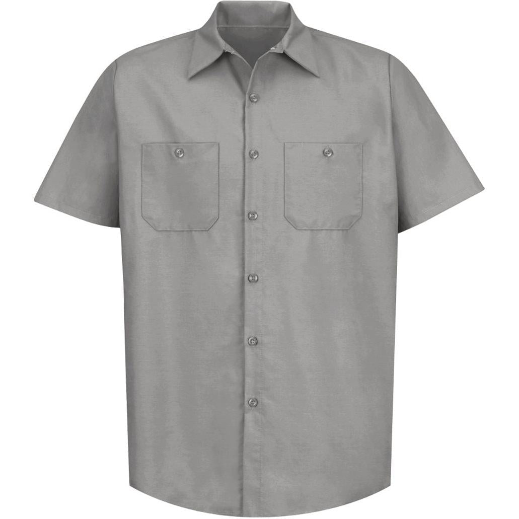 no-logo Red Kap Tall Short Sleeve Industrial Work Shirt-Regular-Red Kap-Thread Logic