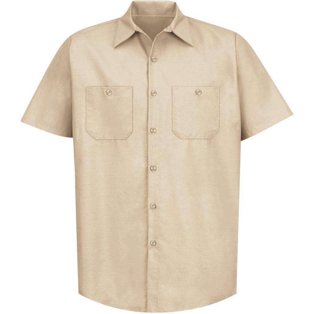 no-logo Red Kap Tall Short Sleeve Industrial Work Shirt-Regular-Red Kap-Thread Logic