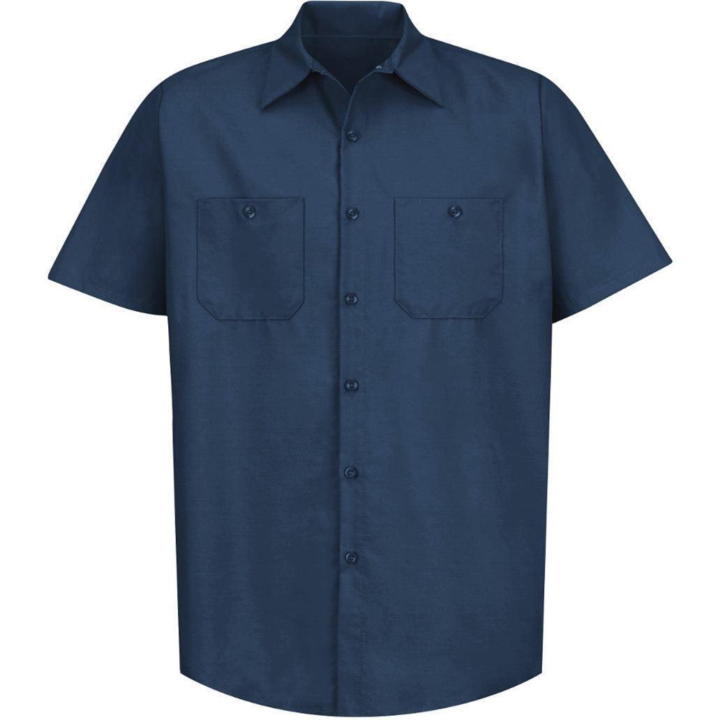 no-logo Red Kap Tall Short Sleeve Industrial Work Shirt-Regular-Red Kap-Thread Logic