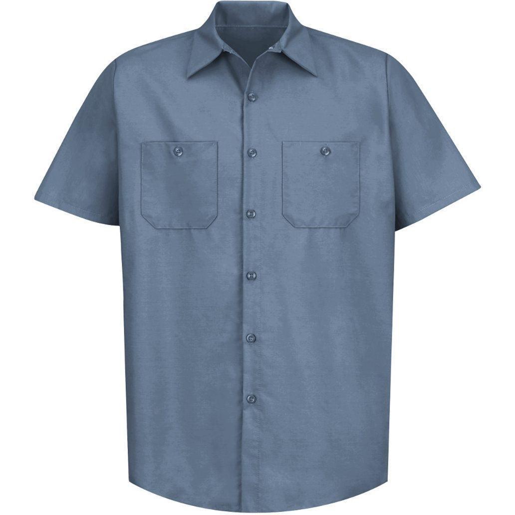 no-logo Red Kap Tall Short Sleeve Industrial Work Shirt-Regular-Red Kap-Thread Logic