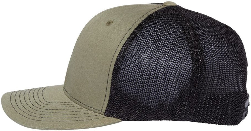 no-logo Richardson 112+ R-Flex Adjustable Trucker Cap-Headwear-Richardson-Thread Logic 