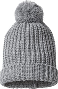 Richardson Chunky Cable with Cuff & Pom Beanie