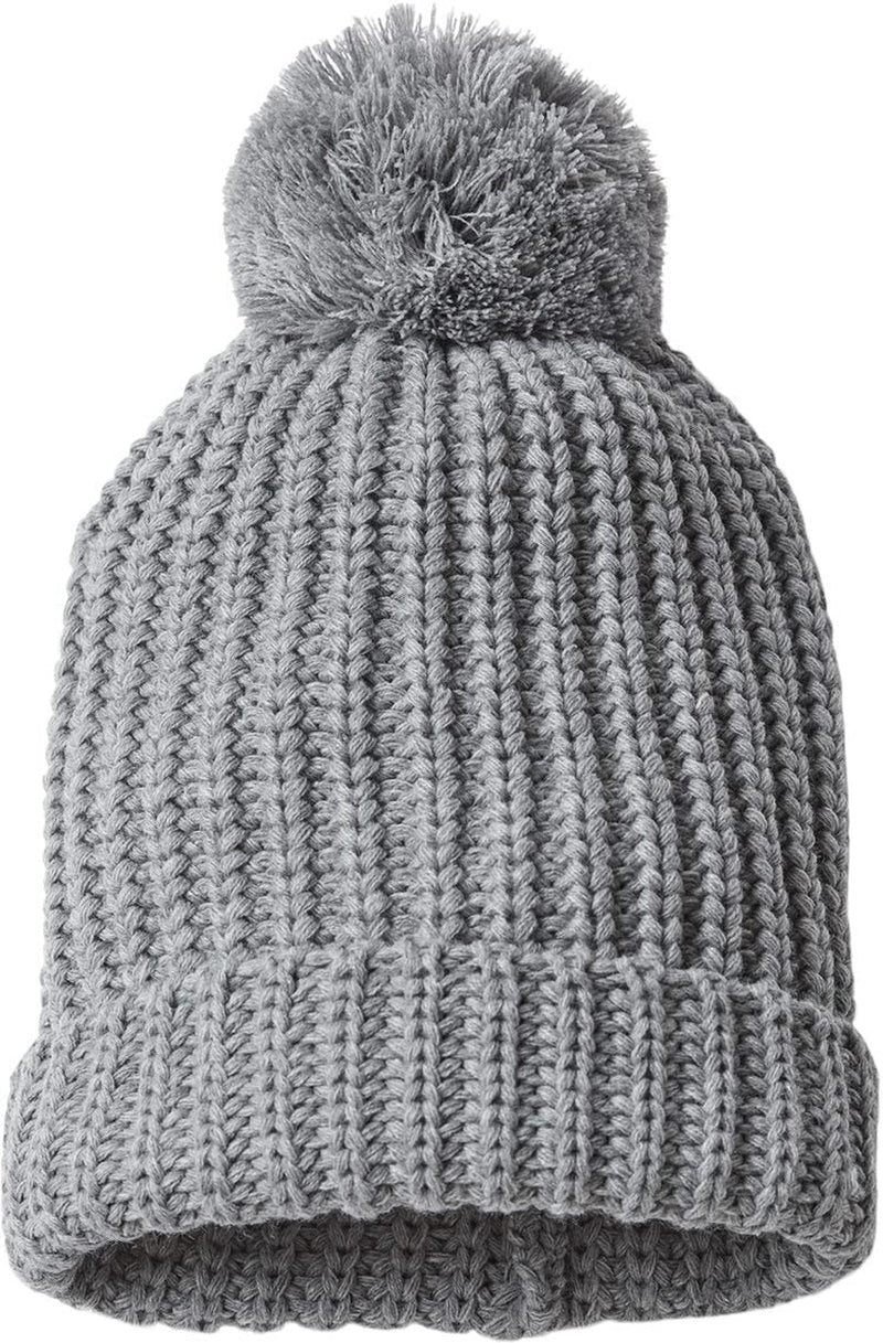 Richardson Chunky Cable with Cuff & Pom Beanie