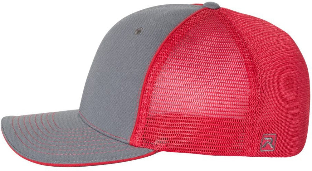 no-logo Richardson Fitted Pulse Sportmesh Cap with R-Flex-Caps-Richardson-Thread Logic 