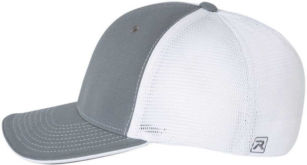 no-logo Richardson Fitted Pulse Sportmesh Cap with R-Flex-Caps-Richardson-Thread Logic 