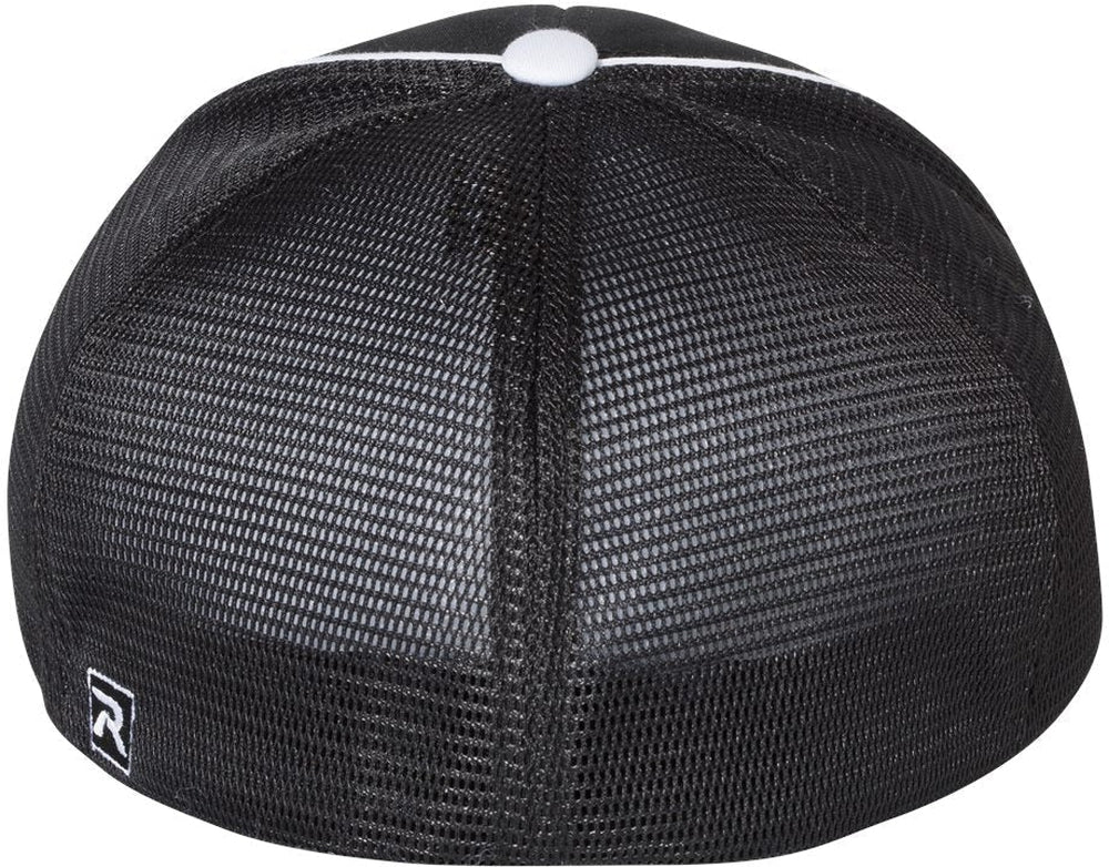 no-logo Richardson Fitted Pulse Sportmesh Cap with R-Flex-Caps-Richardson-Thread Logic 