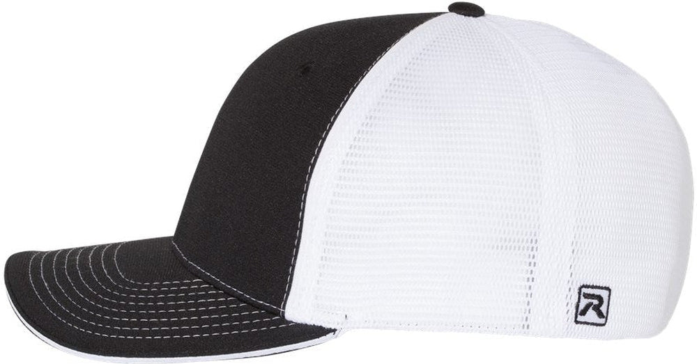 no-logo Richardson Fitted Pulse Sportmesh Cap with R-Flex-Caps-Richardson-Thread Logic 