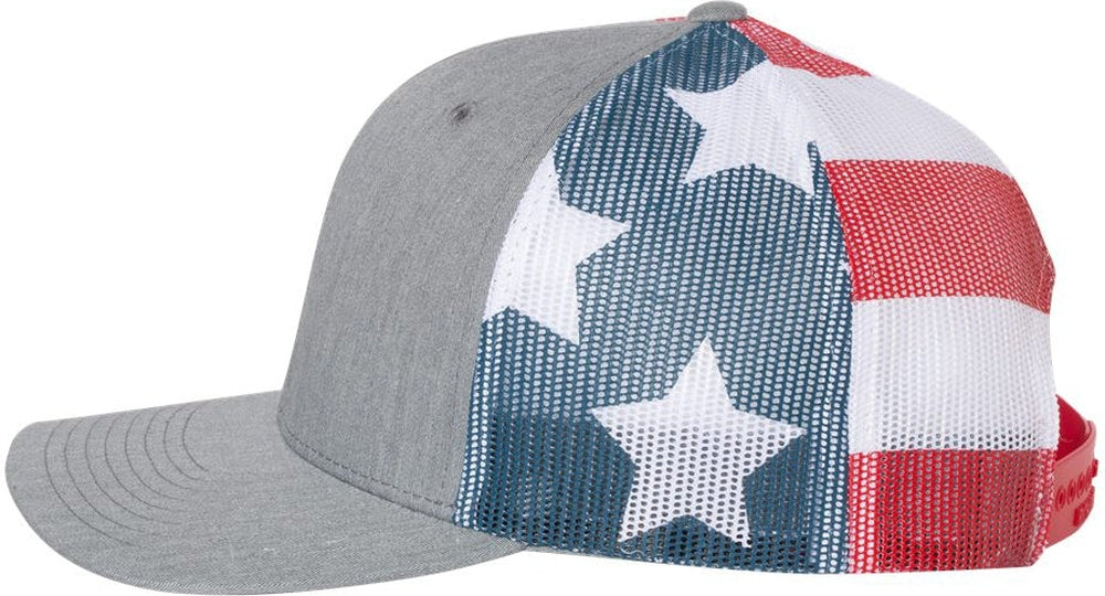 no-logo Richardson Printed MeshBack Trucker Cap-Caps-Richardson-Thread Logic 