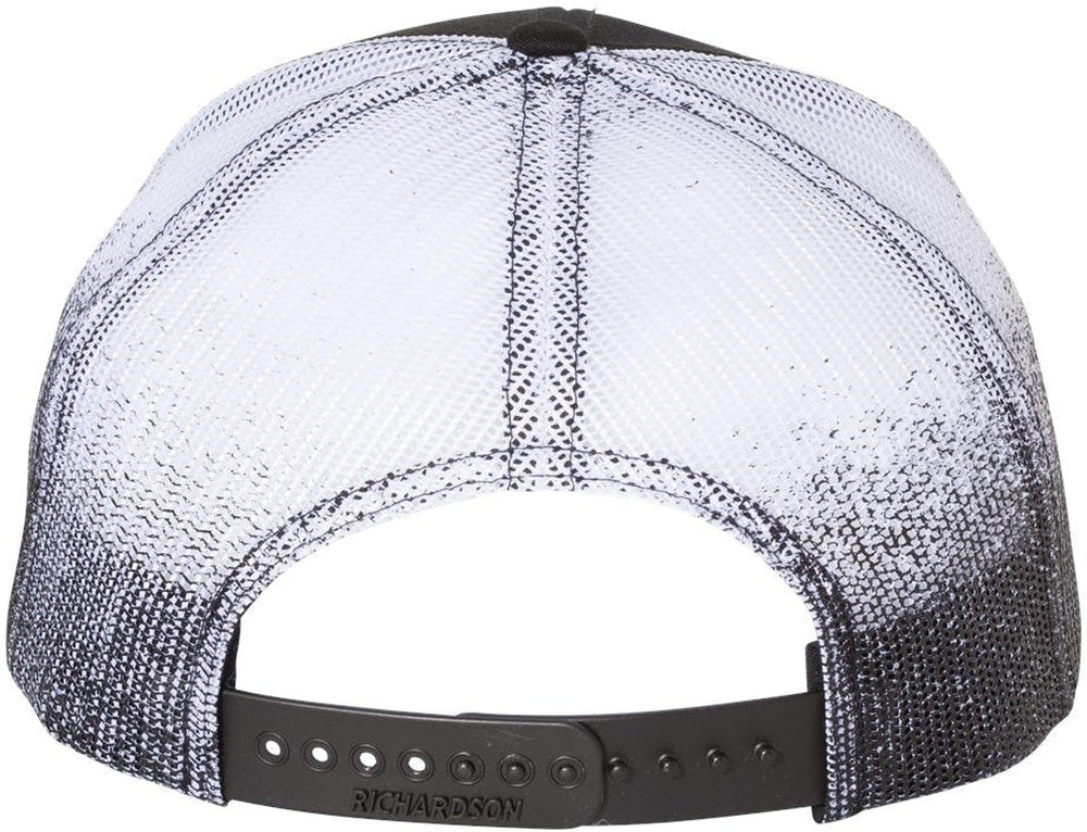 no-logo Richardson Printed MeshBack Trucker Cap-Caps-Richardson-Thread Logic 